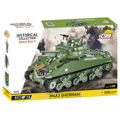 Cobi 2570 Americký tank M4A3 Sherman