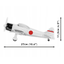 Cobi 5729 japonské stíhacie lietadlo Mitsubishi A6M2 „Zero-Sen“