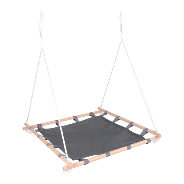 small foot Houpačka v dřevěném čtvercovém rámu