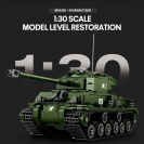 Reobrix 77030 Tank Sherman M4A3E8 – World of Tanks