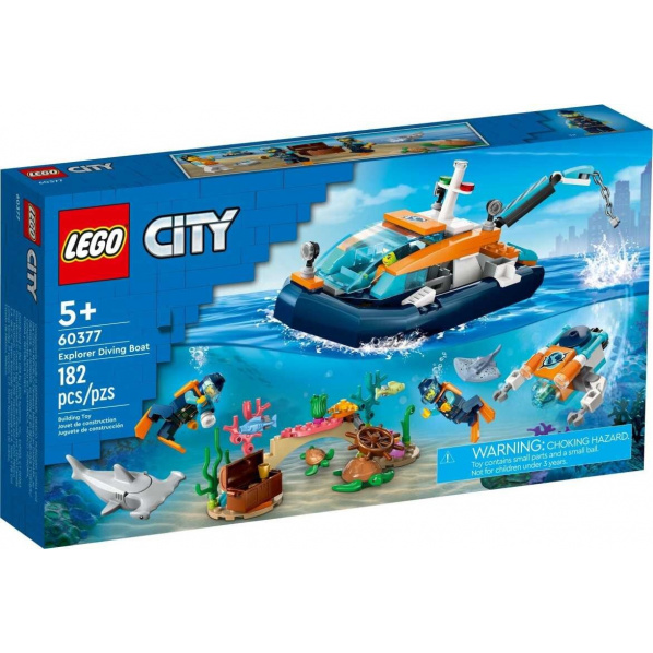 LEGO® CITY 60377 Prieskumná ponorka potápačov
