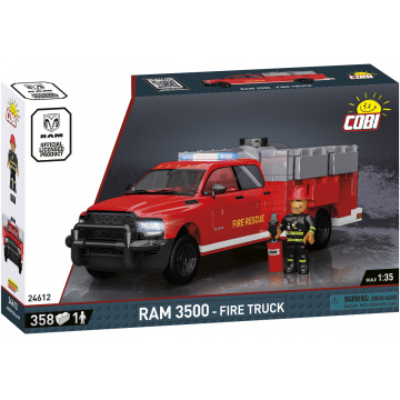 COBI 24612 RAM 3500 Hasiči, 1:35, 358 k, 1 f