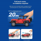 CaDA C52027W Smash Off-Roader Pull-back Off-Roader červený