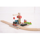Bigjigs Rail Uhoľný dok so žeriavom