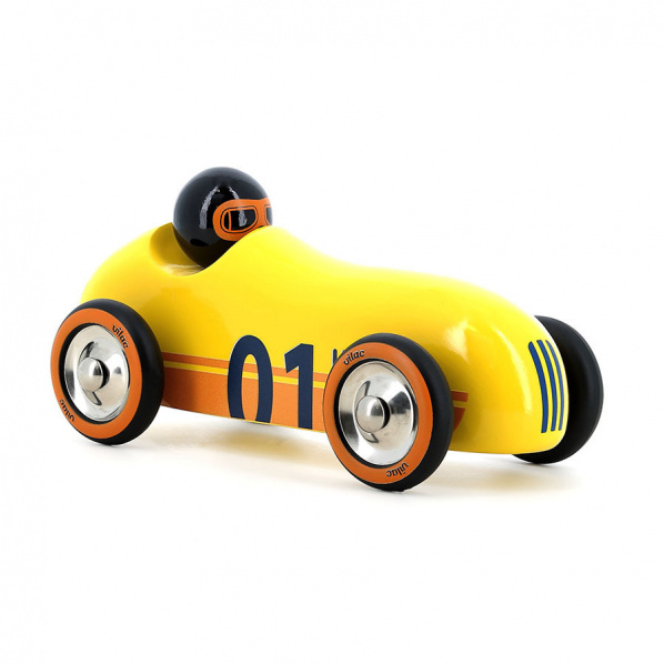 Vilac Dřevěné auto Old Sport Compet žluté Vilac Dřevěné auto Old Sport Compet žluté