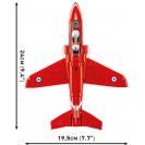 Cobi 5844 Lietadlo BAe Hawk T1 Red Arrows