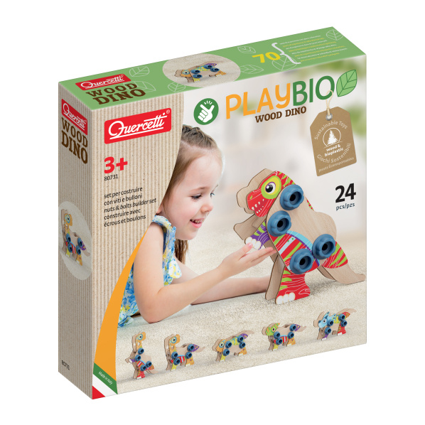 Quercetti 80731 PlayBio - Wood Dino Quercetti 80731 PlayBio - Wood Dino
