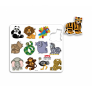Quercetti 00232 Smart Puzzle magnetico Jungle