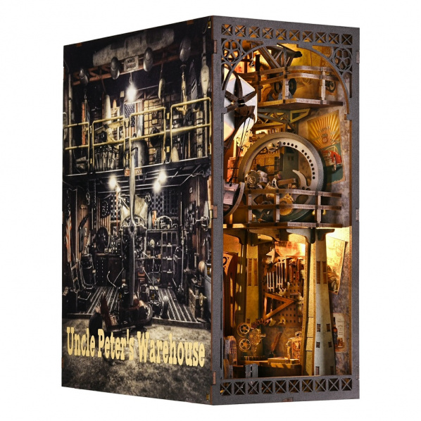 2Kids Toys 3D skládačka Zarážka na knihy Miniatura domečku Strýčkovo skladiště 2Kids Toys 3D skládačka Zarážka na knihy Miniatura domečku Strýčkovo skladiště