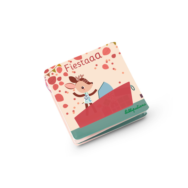 Lilliputiens -  kouzelná knížka do vany s přísavkami - Fiesta