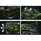 Mould King 20024 Americký stredný tank M4 Sherman R/C