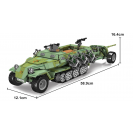 Mould King 20027 R/C Kolopásový transportér SD KFZ 251/1 + protitankové delo PAK 40