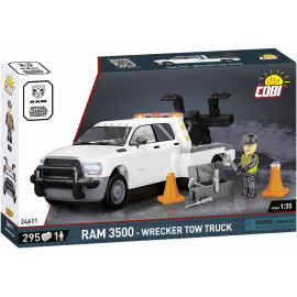 COBI 24611 RAM 3500 Odťahové vozidlo, 1:35, 295 k, 1 f