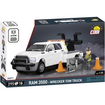 COBI 24611 RAM 3500 Odťahové vozidlo, 1:35, 295 k, 1 f