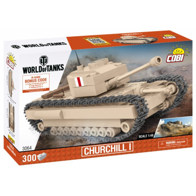 Cobi 3064 World of Tanks – Churchill I, 1:48, 300 k