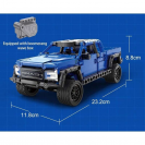 CaDA C52029W Terénne vozidlo Smash Off-Roader Pull-back modré