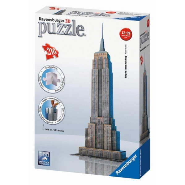 Ravensburger Empire State Building, 3D, 216 dielikov