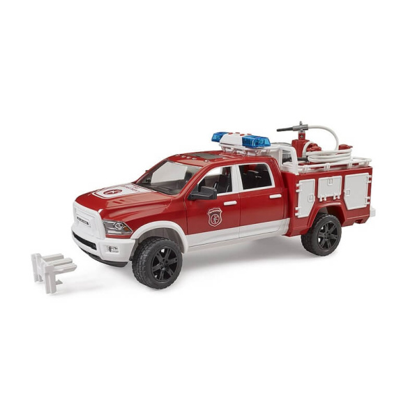 Bruder 2544 RAM 2500 - Hasičstký vůz se světelným a zvukovým majákem Bruder 2544 RAM 2500 - Hasičstký vůz se světelným a zvukovým majákem