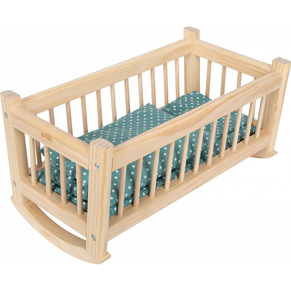 small foot Dřevěná kolébka pro panenky přírodní
