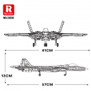 Reobrix 33030 Stíhacie lietadlo SU-57