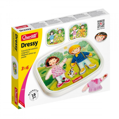 Quercetti 04425 Dressy Baby magnetic dress-up puzzle