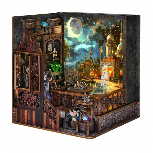 2Kids Toys 3D dřevěná skládačka miniatura domečku Kouzelná komnata 2Kids Toys 3D dřevěná skládačka miniatura domečku Kouzelná komnata