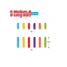 SmartMax – Krátke a dlhé tyče - 12 ks