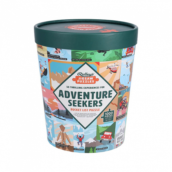 Ridley's Games Puzzle 50 zážitků pro dobrodruhy 1000 dílků