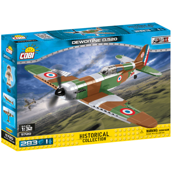 Cobi 5720 Francúzské lietadlo DEWOITINE D.520 Cobi 5720 Francúzské lietadlo DEWOITINE D.520