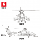 Reobrix 33033 Bojový vrtuľník WZ-10