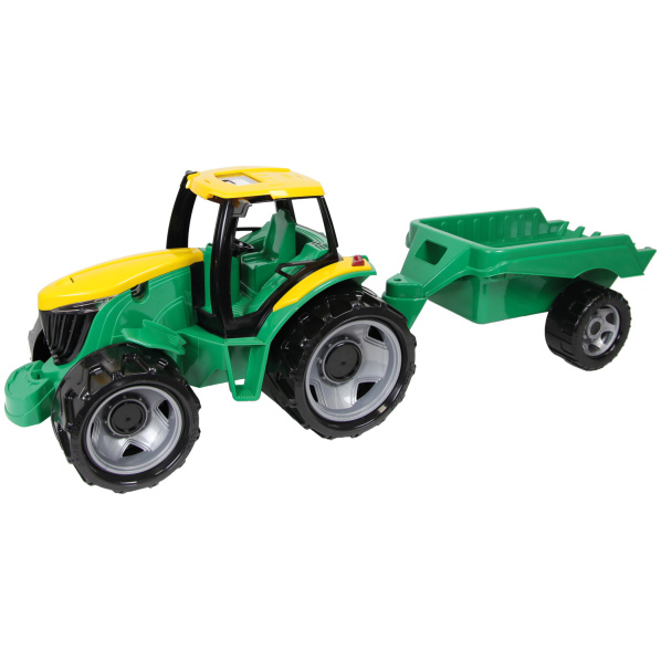 Lena Traktor bez lyžice a bagra s prívesom, 94 cm Lena Traktor bez lyžice a bagra s prívesom, 94 cm