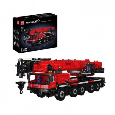 Mould King 17074 Červený autožeriav R/C LTM 1110