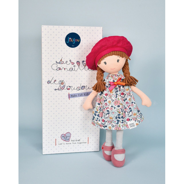 Doudou Jolijou Panenka Floryne 36 cm Doudou Jolijou Panenka Floryne 36 cm