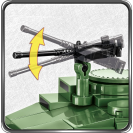 Cobi 2239 Americký tank M41A3 Walker Bulldog