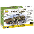 COBI 3132 Willys MB s prívesom, 1:35, 200 k, 2 f