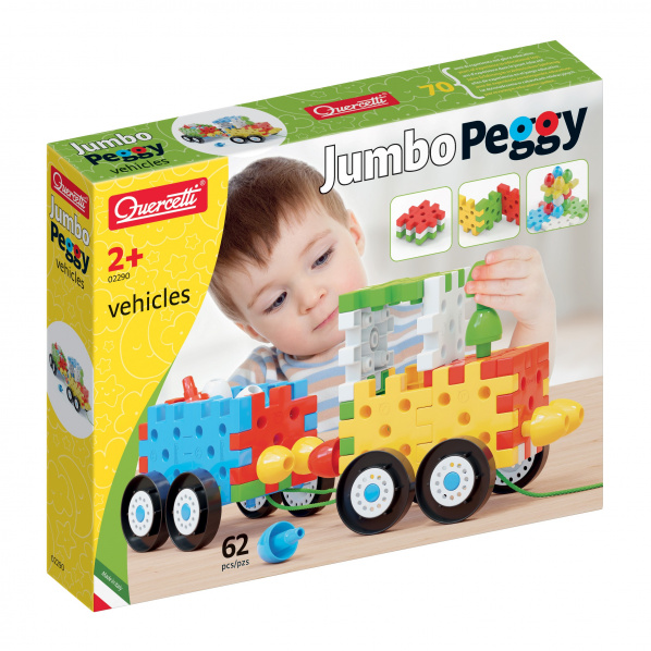 Quercetti 02290_PO Jumbo Peggy Vehicles Quercetti 02290_PO Jumbo Peggy Vehicles