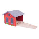 Bigjigs Rail Tehlové depo pre dvoch vláčikov