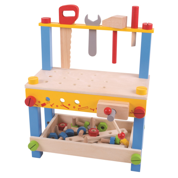Bigjigs Toys Můj první pracovní stůl Bigjigs Toys Můj první pracovní stůl