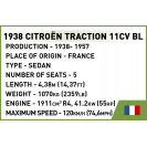 Cobi 2266 - 1938 Citroën Traction 11CV1
