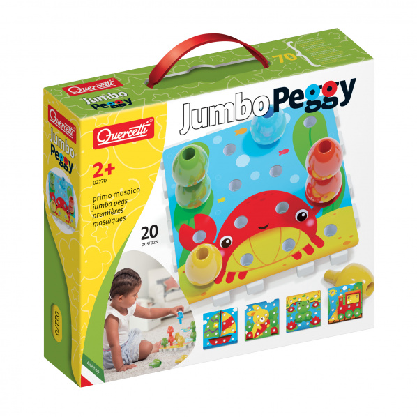 Quercetti 02270_PO Jumbo Peggy Quercetti 02270_PO Jumbo Peggy