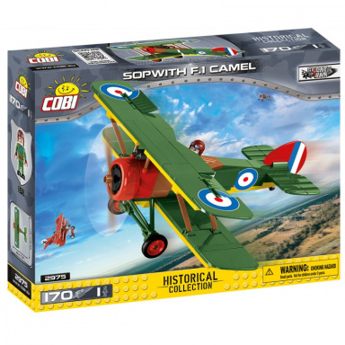 COBI 2975 Britké lietadlo Sopwith F.1 Camel, 170 k, 1 f