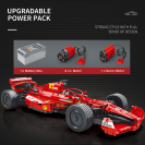 Reobrix 11007 F1 závodné auto červené R/C 1:8 