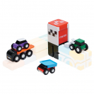 Qbi 228 Fun Vehicle Challenge – rozširujúci balíček kreatívnej magnetickej stavebnice