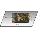 COBI 2807 Nemecký tank PzKpfw VI TIGER č. 114