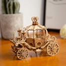 RoboTime 3D dřevěná skládačka Pohádkový kočár