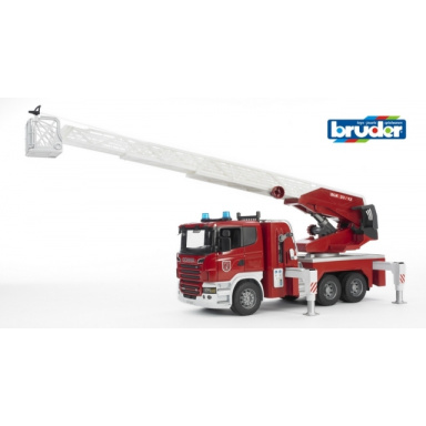 Bruder 3590 Nákladné auto SCANIA – požiarny rebrík