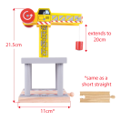 Bigjigs Rail Veľký žeriav žltý