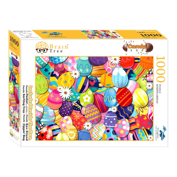 Brain Tree Puzzle Sladká vajíčka 1000 dílků Brain Tree Puzzle Sladká vajíčka 1000 dílků