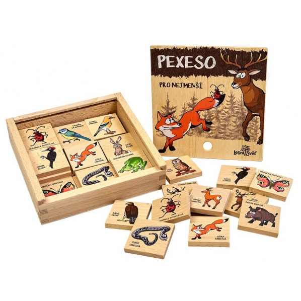 Lesní svět Pexeso Klasické - Pro nejmenší Lesní svět Pexeso Klasické - Pro nejmenší