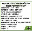 COBI 2585 Nemecký samohybný raketomet Sturmtiger